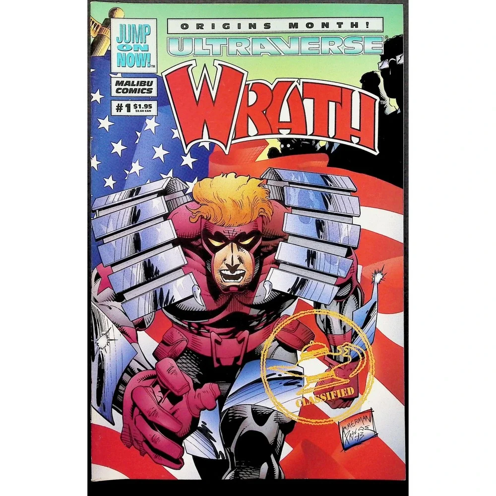 Wrath #1-5 Complete Set‎ Malibu Ultraverse 1994 Mantra Freex Guest Appearances